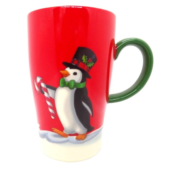 Lenox China Heat Changing Penguin Mug Changes Hot to Cold New - Picture 2 of 4